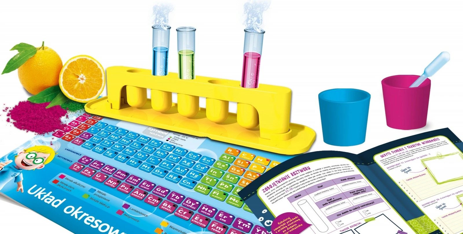 Set kimie edukativ Lisciani Im a Genius Chemistry Science Kit for Grade 6, për fëmijë, shumëngjyrësh