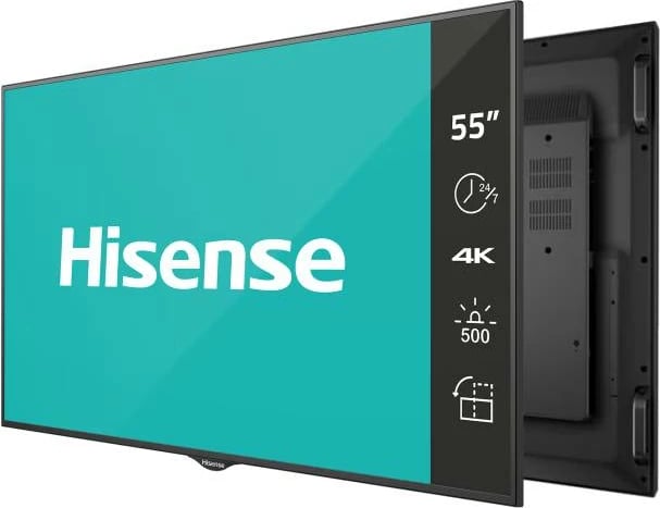 HISENSE 55" 55BM66AE 4K UHD Digital Signage Display - 24/7 Operation Android 9
