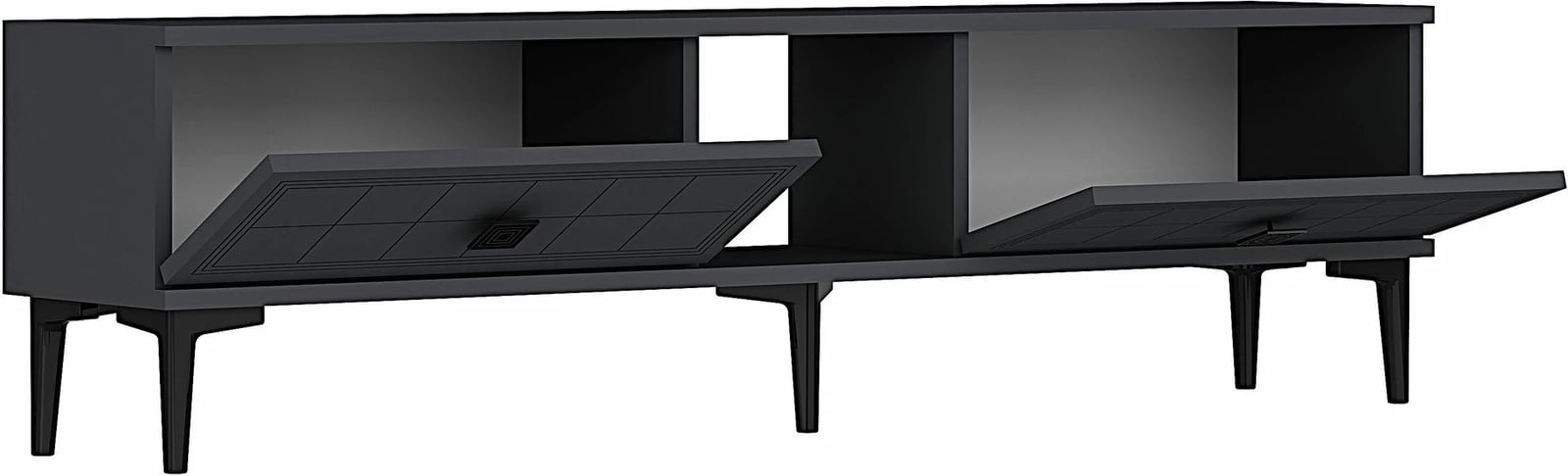 Komodë TV Skye Decor, ngjyrë antracit, 150 cm