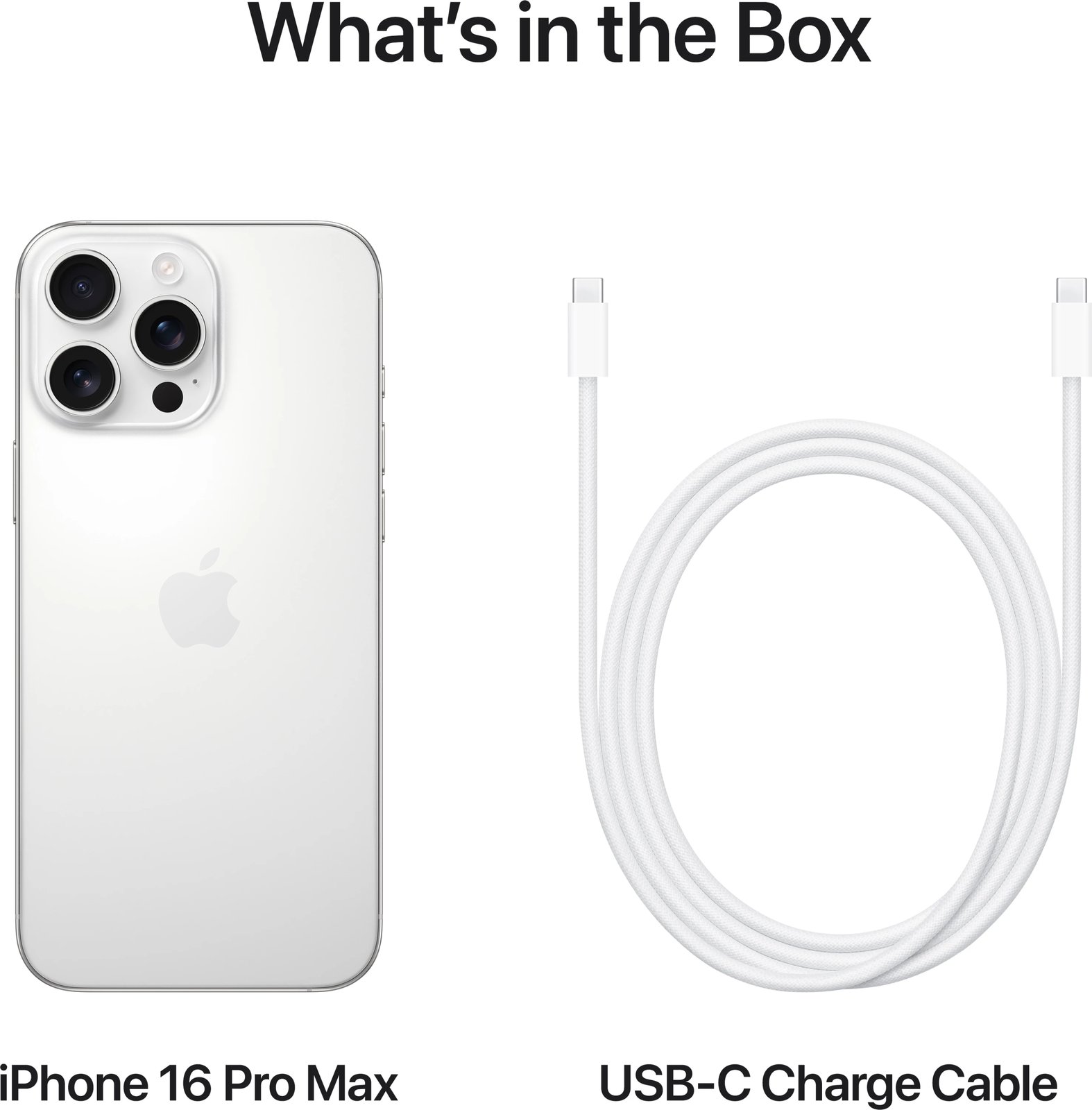 Apple iPhone 16 Pro Max, 6.9", 256GB, white titanium