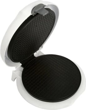 Aparat për petë vafle/konë, Adler, AD 3038, pjatat 18 cm, regulator temperature, shtresë jo‑ngjitëse, formues kone, 750W nom./1500W max, e bardhë