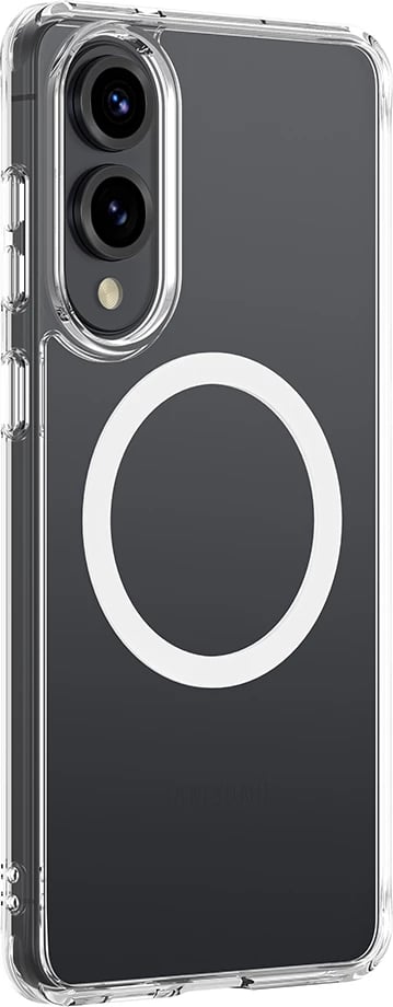 Mbështjellës AmazingThing Minimal Mag me unazë magnetike për Samsung Galaxy S25 Edge, Transparent