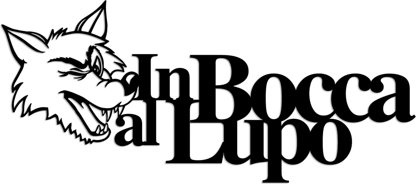 Aksesor dekorativ metalik për mur, Wallity Lupo 2, ngjyrë e zezë, 60x27cm