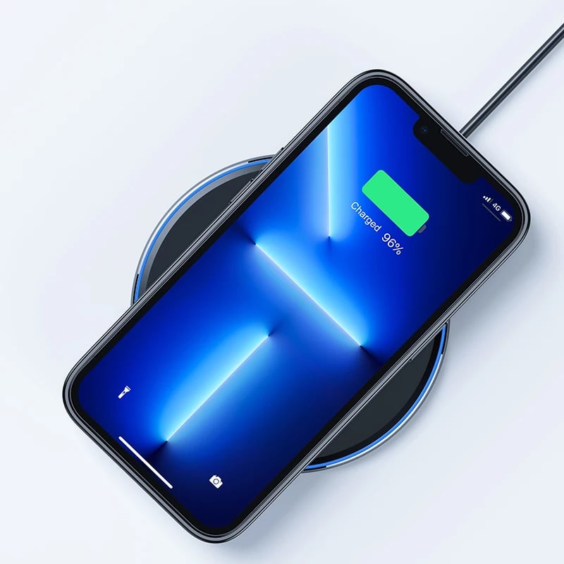 Mbështjellës Joyroom JR-14Q3 për iPhone 14 Plus, kornizë metalike, i zi