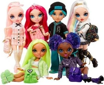 Kukull Rainbow High Jr High Special Edition Holly De Vious me çantë shpine dhe krehër