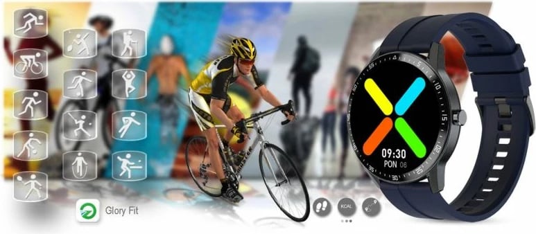 Smartwatch unisex G.ROSSI, zi e kaltër