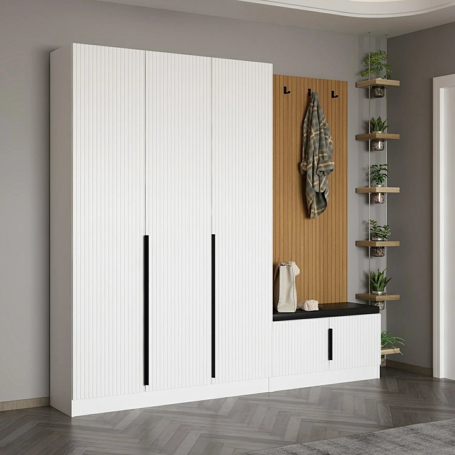 Stendë korridori Skye Decor, ngjyrë e bardhë, Noah - 8326