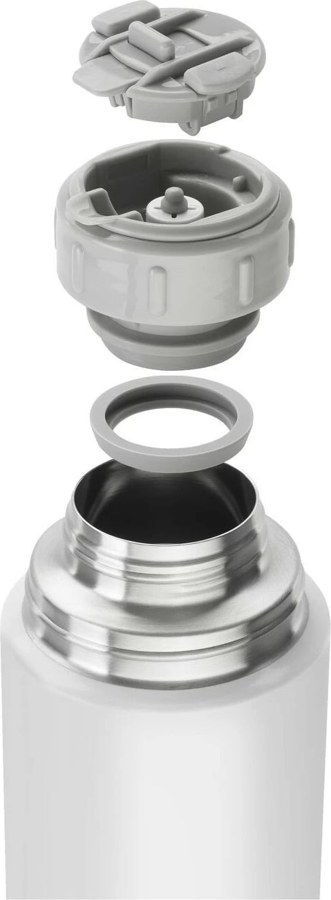 Termos Zwilling Thermo Isolierflasche me filxhan të integruar, e bardhë
