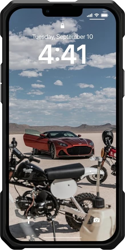 Mbështjellës Urban Armor Gear Monarch Pro për celular, për Apple, 6.7", i zi