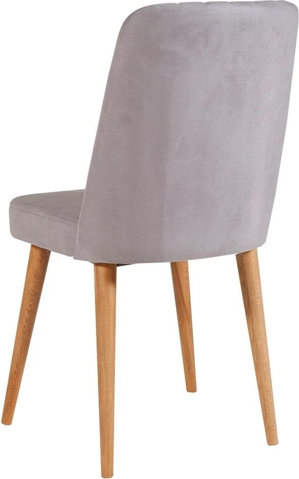 Set tavoline me karrige, konsolë, i zgjatshëm, 7 pjesë, Skye Decor, Vina 03 0701, ngjyrë Atlantic Pine, gri