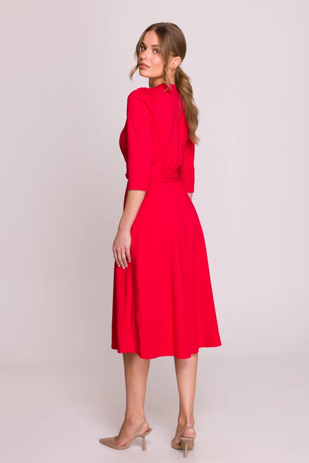 Fustan Stylove 209086, i kuq