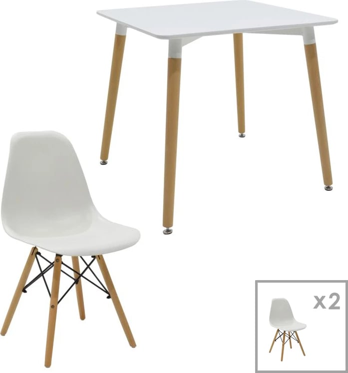 Set mobiljesh për dhomë ngrënieje studentore, 3 pjesë