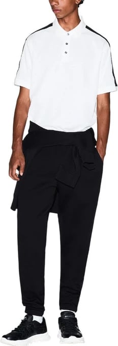 Pantallona meshkuj Armani Exchange të zeza