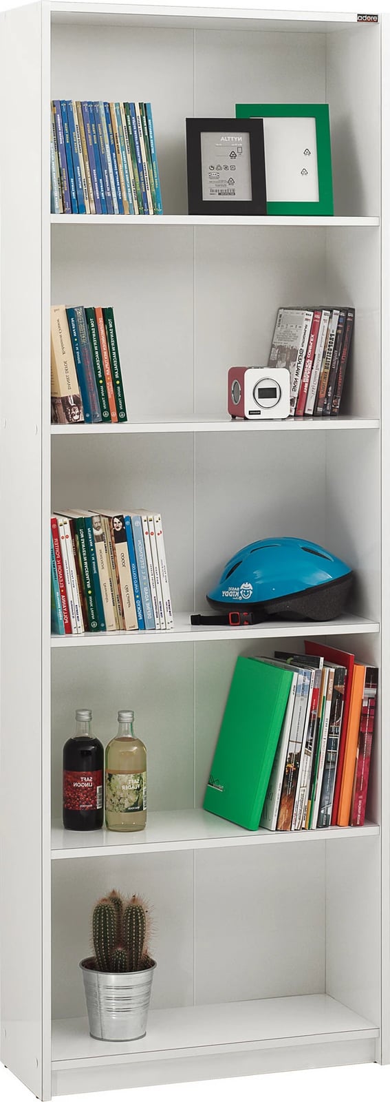 Raft librash Hanah Home, Ktp-150-Bb-1, ngjyrë e bardhë