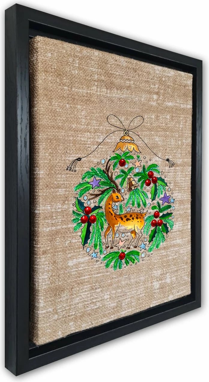 Pikturë dekorative në kanavacë me kornizë, shumëngjyrëshe, Wallity LSJ800912_3646