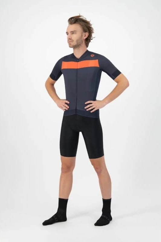 Maicë për meshkuj Yakimasport, blu-portokalli