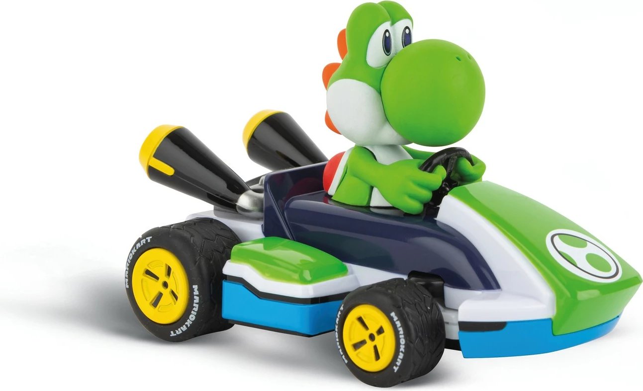 Kart Carrera RC Mario Kart 1:32 Yoshi, me telekomandë, elektrik