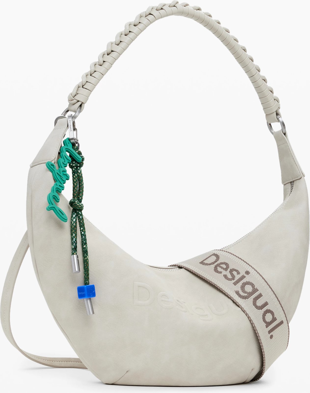 Çantë për femra DESIGUAL Half Logo Zante, bezhë