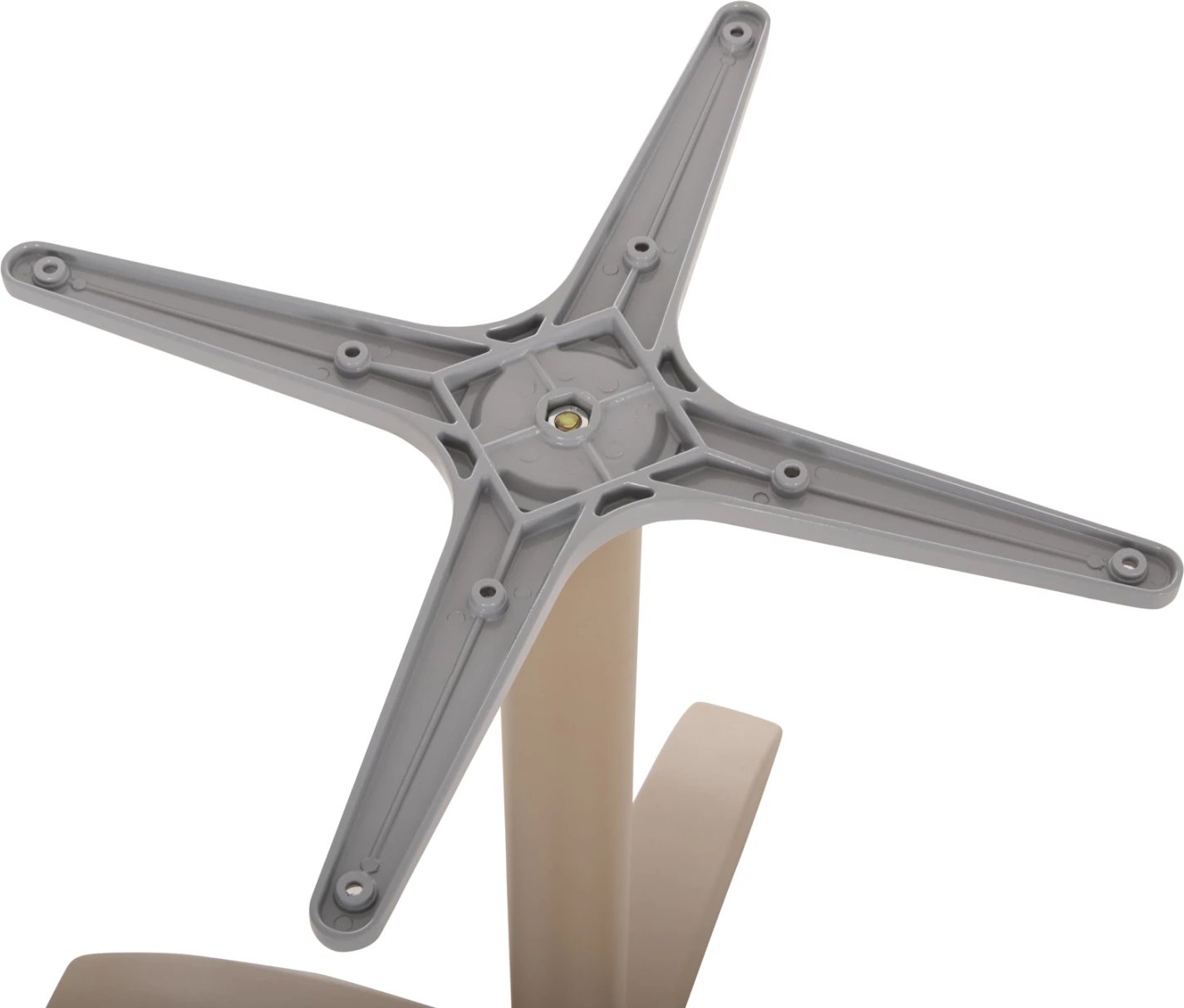 Baza alumini për tavolinë, ngjyrë kapuçino mat, FH460.25, 66x66x72cm, kryq 48x48cm