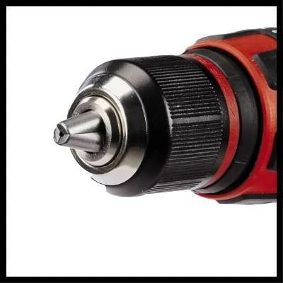 Trapano Einhell TE-CD 18/48 Li-i-Solo, 18V, pa çelës, 2 shpejtësi, i zi/kuq