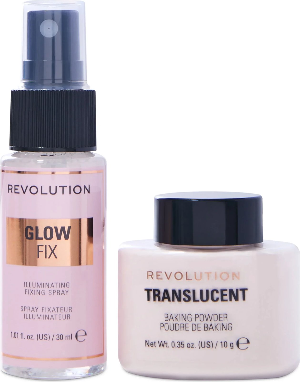 Revolution Mini Glow Heroes Makeup Setting Duo - Gift Set