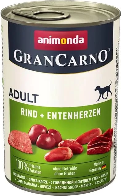 Ushqim i lengshem per qen te rritur, Mish viqi dhe te shpezeve, Animonda Grancarno