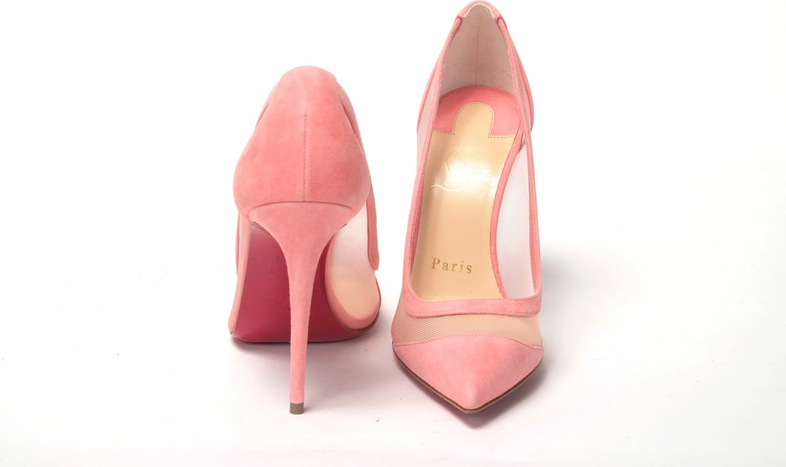 Këpucë me taka për femra Christian Louboutin, rozë 
