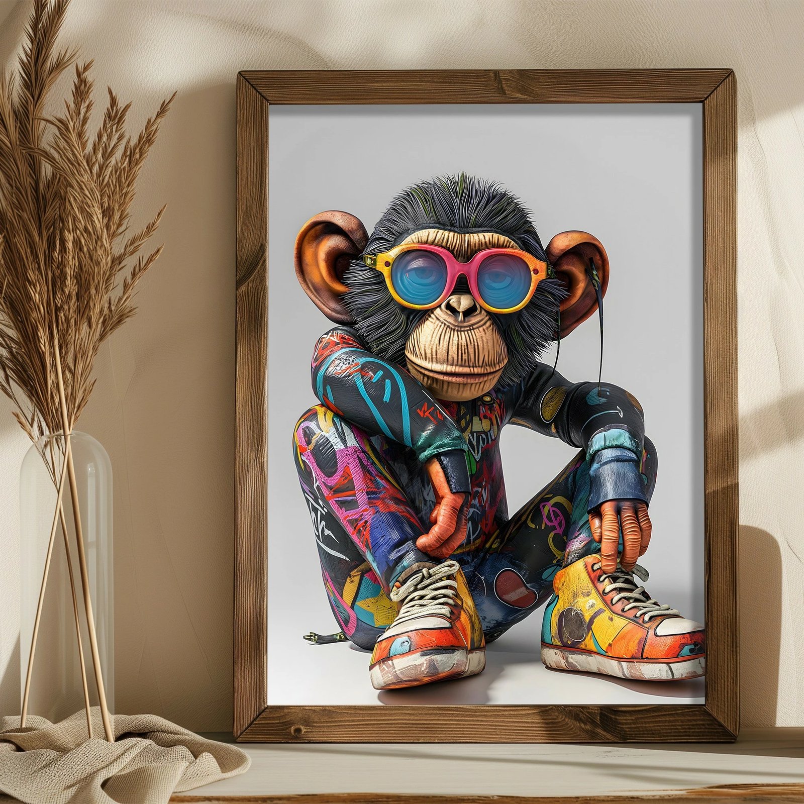 Pikturë dekorative me kornizë MDF, Wallity, AI162