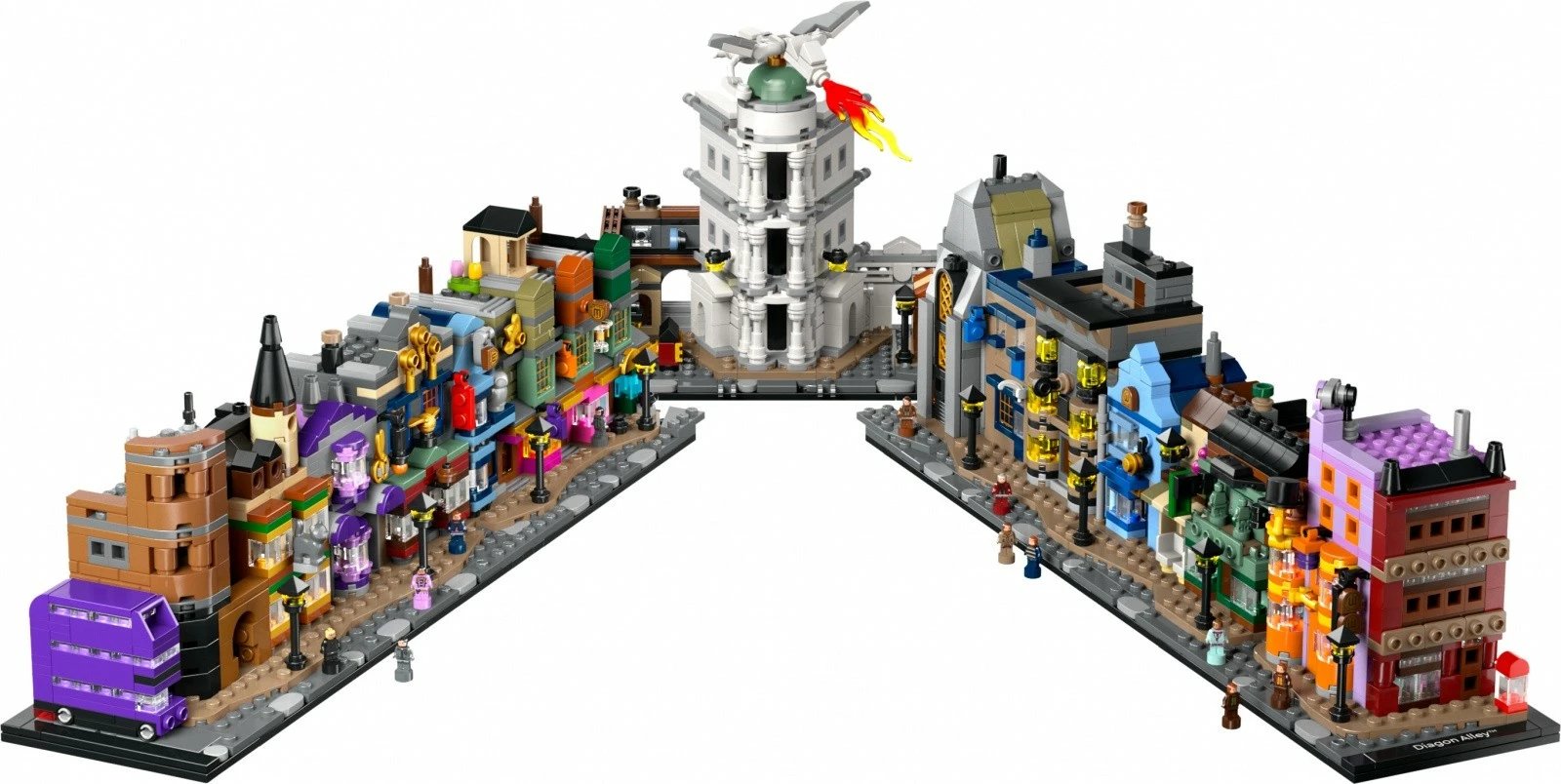 Set ndërtimi LEGO Harry Potter 76444 Dyqanet Magjike në Diagon Alley, 2750 pjesë, plastikë
