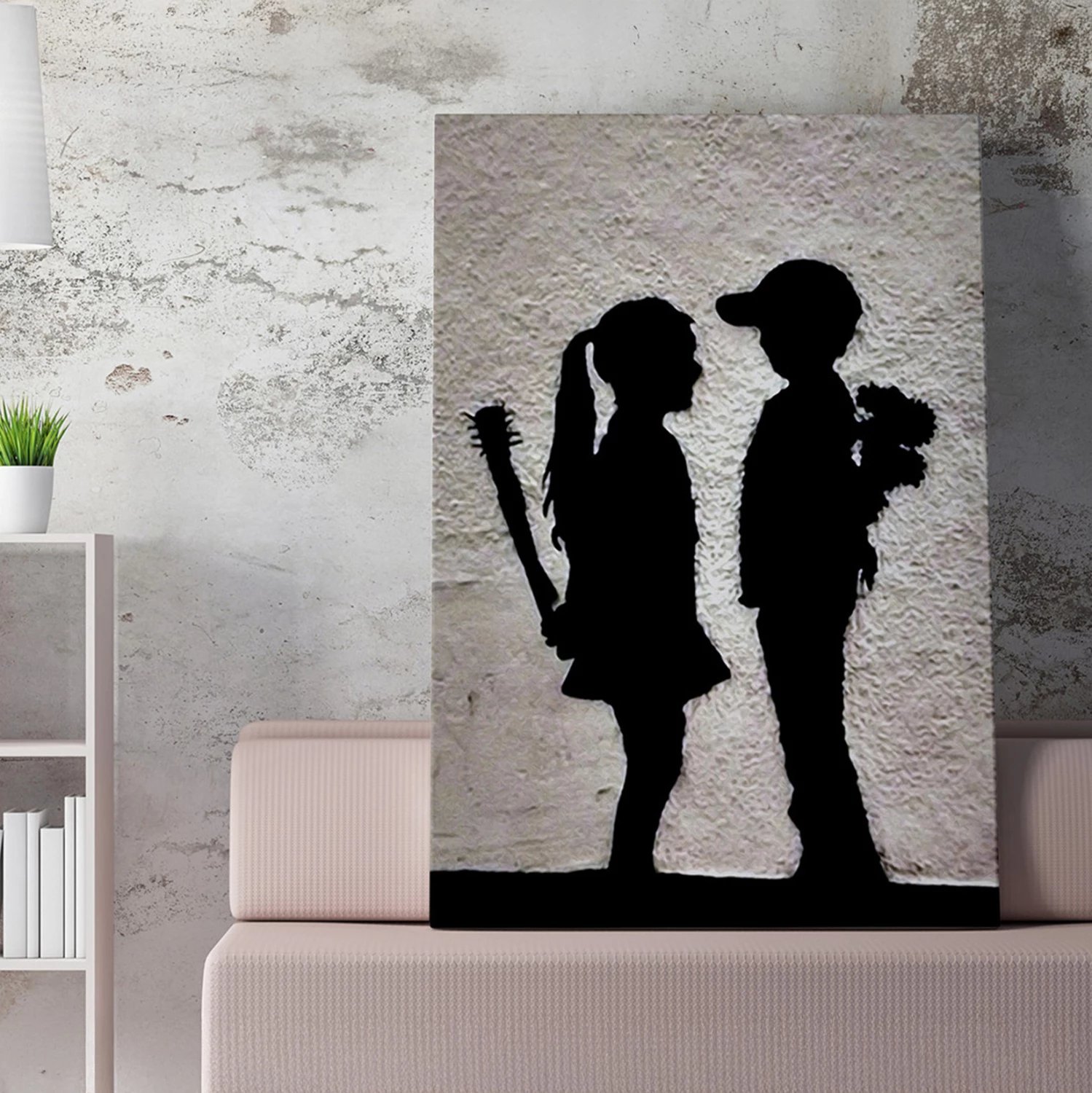 Pikturë muri GOBI, kanavacë e printuar, 50x3x70cm