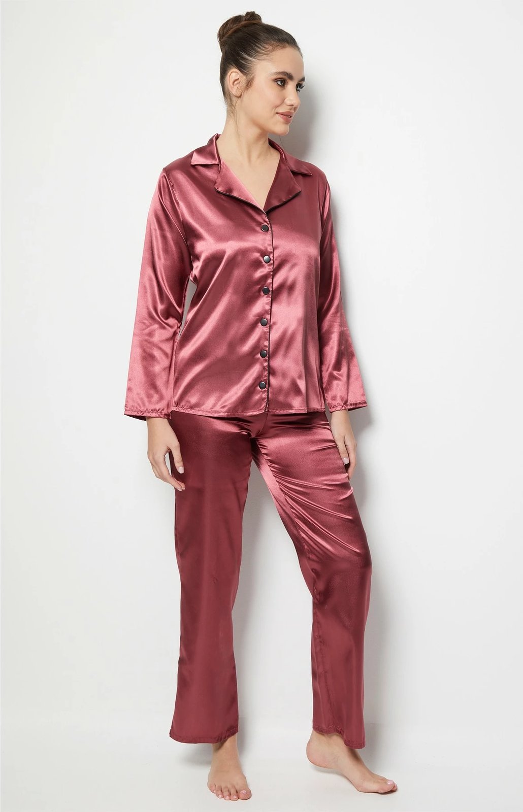 Set pizhamash për gra, Jumeon, 001-018466, ngjyrë lejla