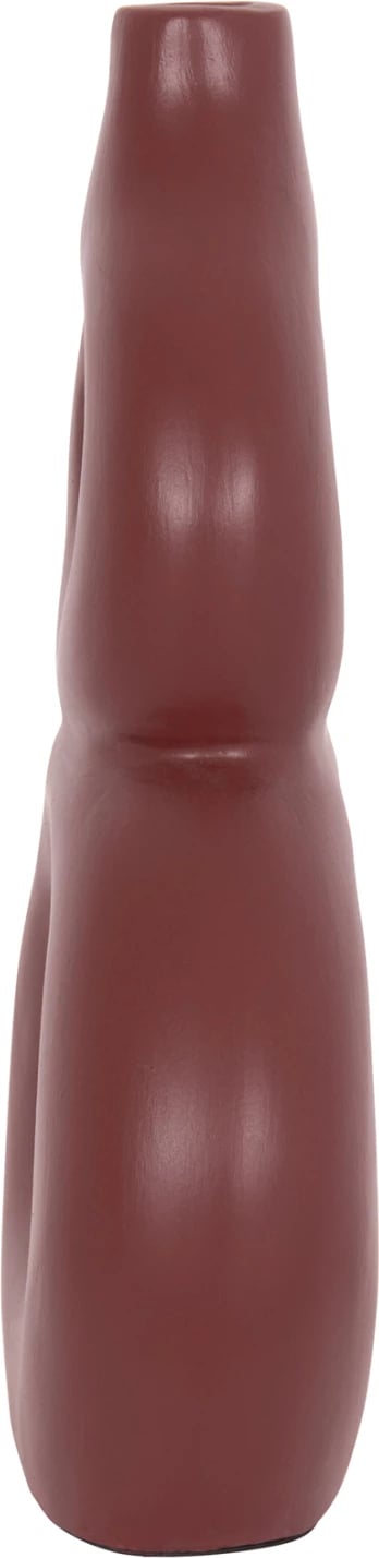 Vazo dekorative tavoline FIORIN, terrakotë, ngjyrë e kuqe maron, FH4666.03S, 21x7.5x31cm Vazo dekorative tavoline FIORIN, terrakotë, ngjyrë e kuqe maron, FH4666.03S, 21x7.5x31cm