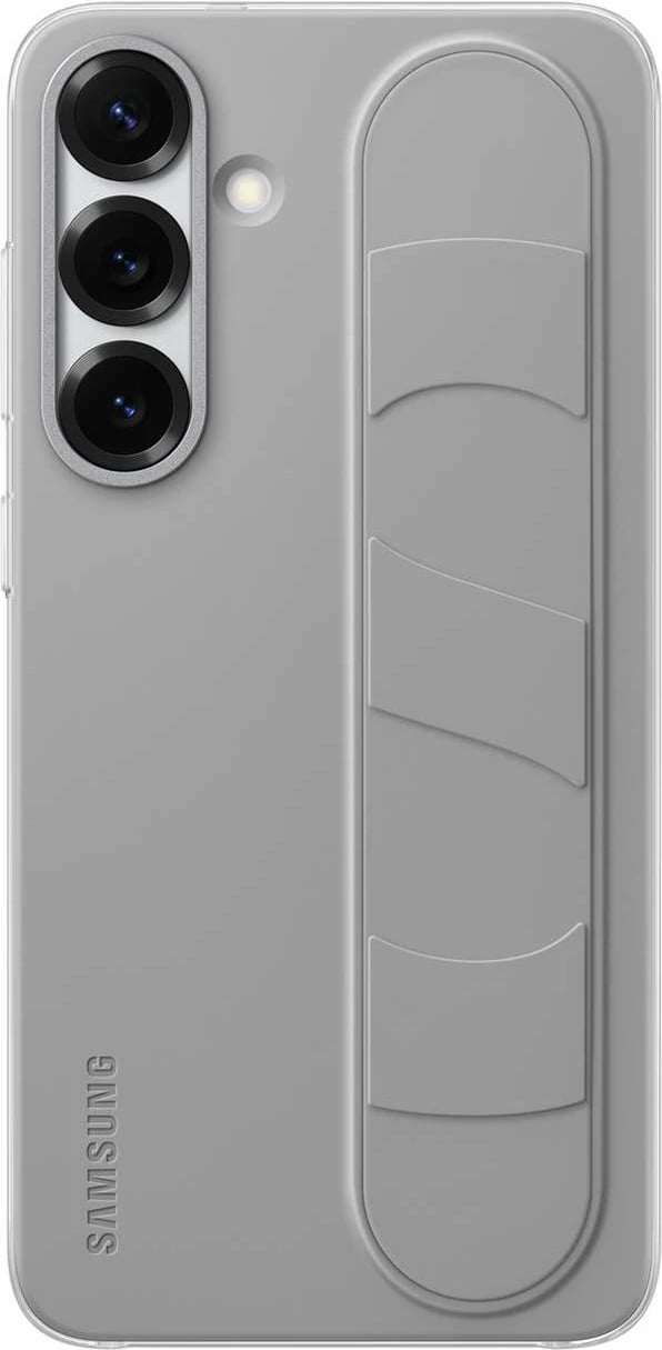 Mbështjellës Samsung EF-GS931CJEGWW për Galaxy S25, silikon, me dorezë dhe mbajtëse, Gri