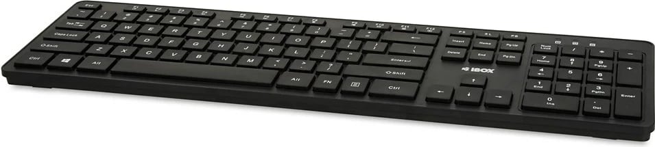 Set tastierë + maus IBOX Workstation Pro Kit, Wireless, i zi