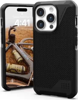 Mbështjellës UAG Metropolis LT MagSafe për iPhone 15 Pro, Kevlar, Zi