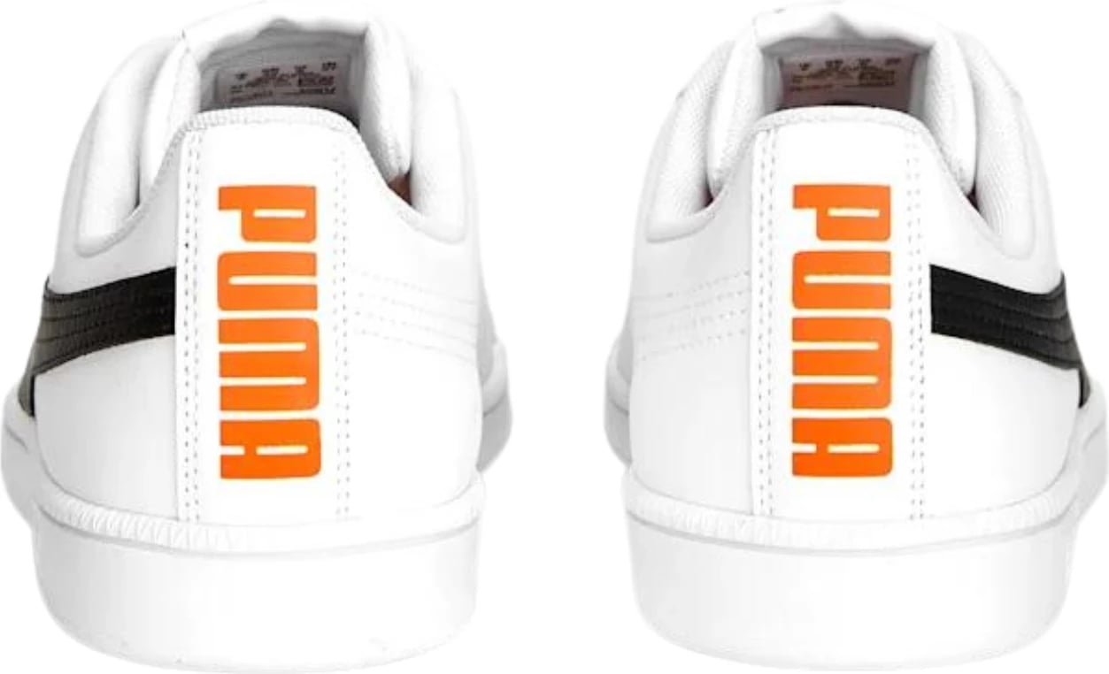 Këpucë Puma unisex, bardhë-zeza-portokalli