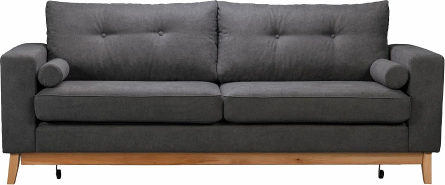 Krevat-sofë Lusso, 3 vende, gri lino 17, 218x85x87