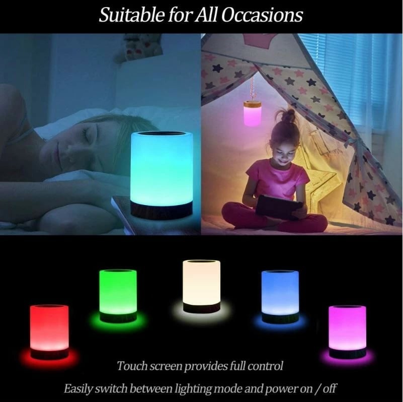 Llambë nate Techly I-LED TOUCH, LED, 12 cm, e bardhë, shumëngjyrëshe, USB Llambë nate Techly I-LED TOUCH, LED, 12 cm, e bardhë, shumëngjyrëshe, USB