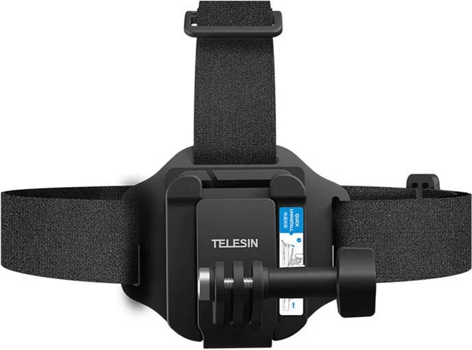 Rrip koke për kamera sportive Telesin QHM-001, i zi