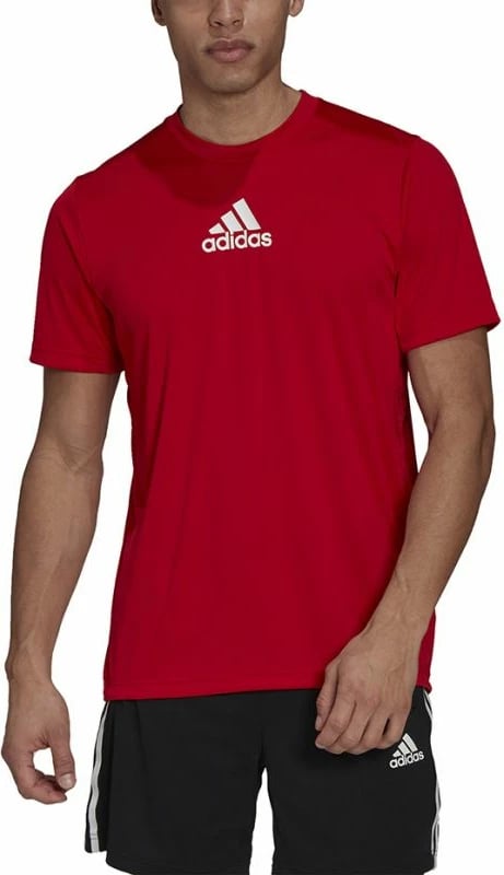 Maicë stërvitore për meshkuj adidas, e kuqe