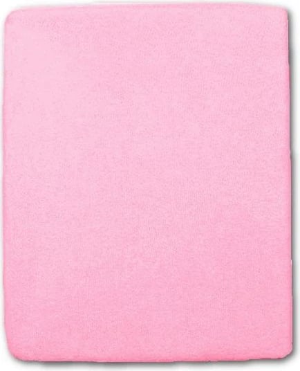 çarçaf për djep, NEW BABY, terry, 120x60 cm, rozë