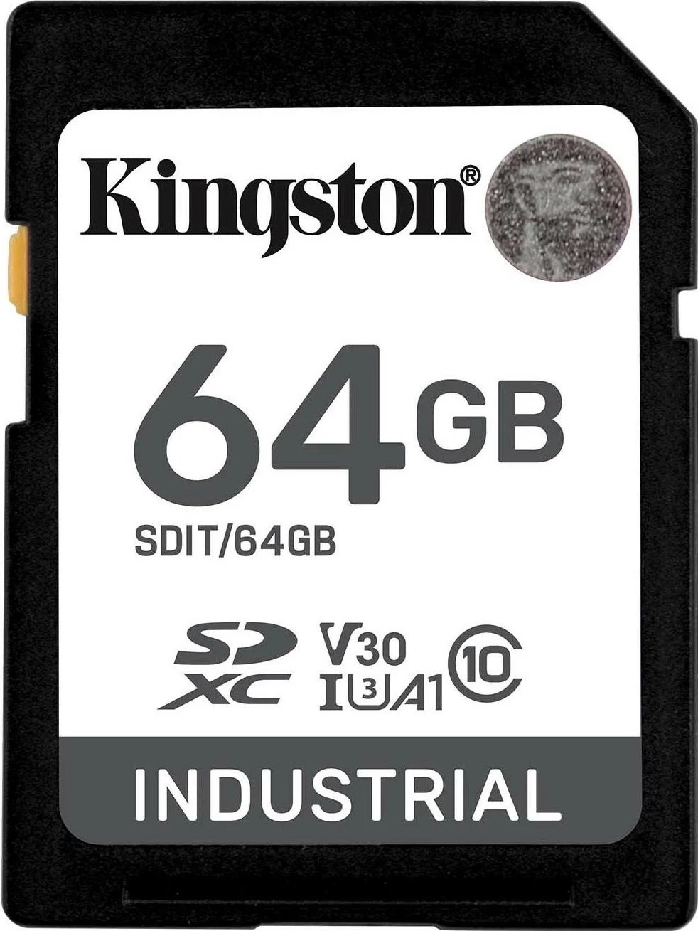 Kartelë SDHC Kingston Industrial 64GB Class 10 A1