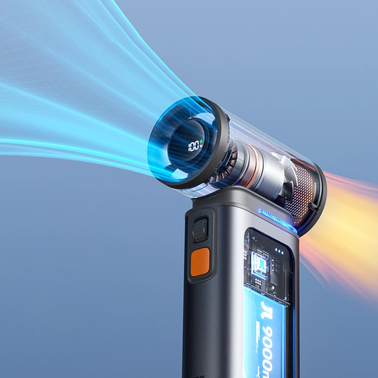 Ventilator dore Jisulife Ultra1 FA55, 9000 mAh, USB-C, hiri