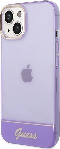 Mbështjellës Guess GUHCP14MHGCOU për iPhone 14 Plus 6.7", vjollcë, hardcase translucent Mbështjellës Guess GUHCP14MHGCOU për iPhone 14 Plus 6.7", vjollcë, hardcase translucent