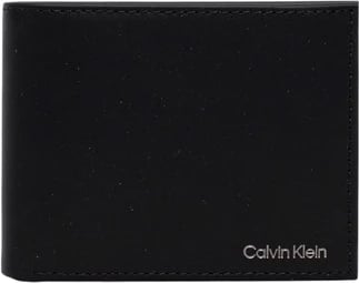 Portofol për meshkuj Calvin Klein, i zi