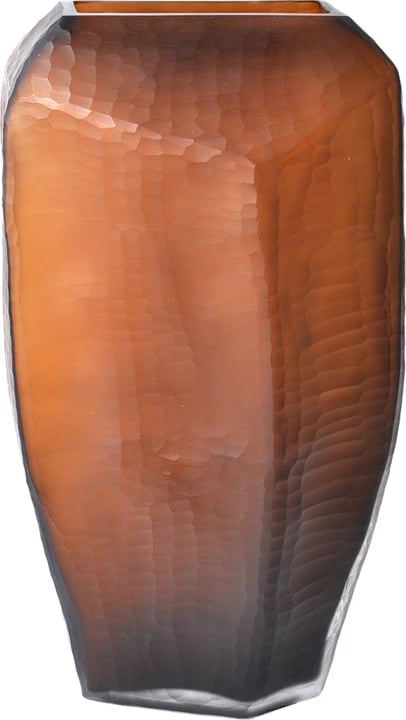 Vazo qelqi ngjyrë kafe, CISEAU HONEY, 21x12x38 cm