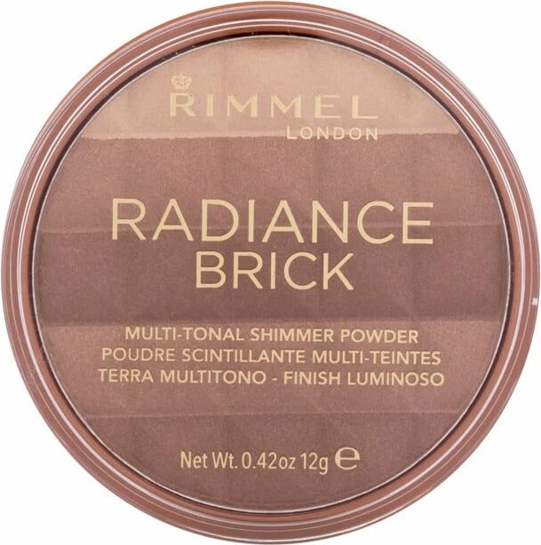 Bronzer për femra Rimmel London Radiance Brick 002 Medium, 12g