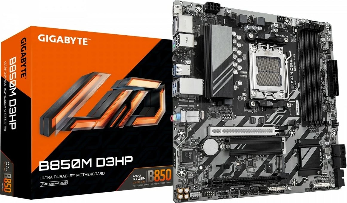 Pllakë amë Gigabyte B850M D3HP, Socket AM5, micro ATX