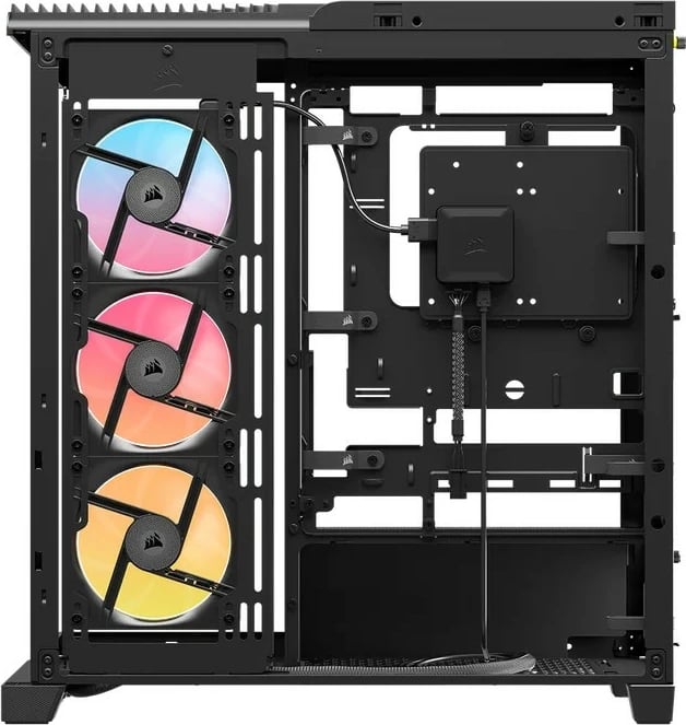 Kasë Corsair 4500X LX RGB midi tower, xham i temperuar, e zezë