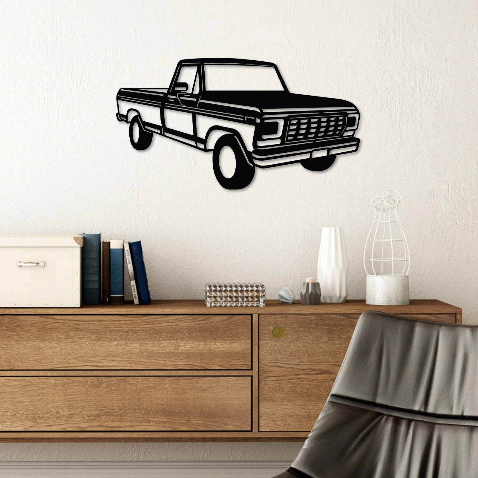 Aksesor dekorativ metalik për mur, Wallity, FORD F-250 Ranger Pickup